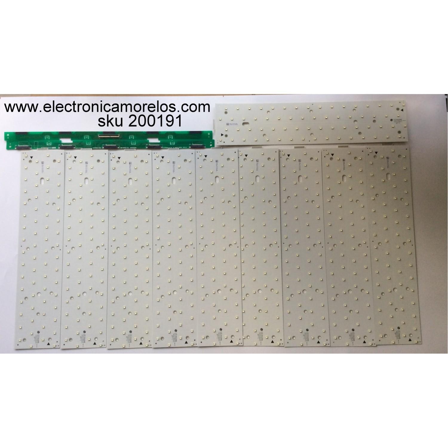 KIT DE LED PARA TV / LG LC470DUS (SC)(M3) / 47-6637L-0005A VER.0.3 / NT47910030A / LATHT470RALZB / LATHT470RALZB VER 6.0 / 3PDAA10002A-R / MODELO XVT3D474SV